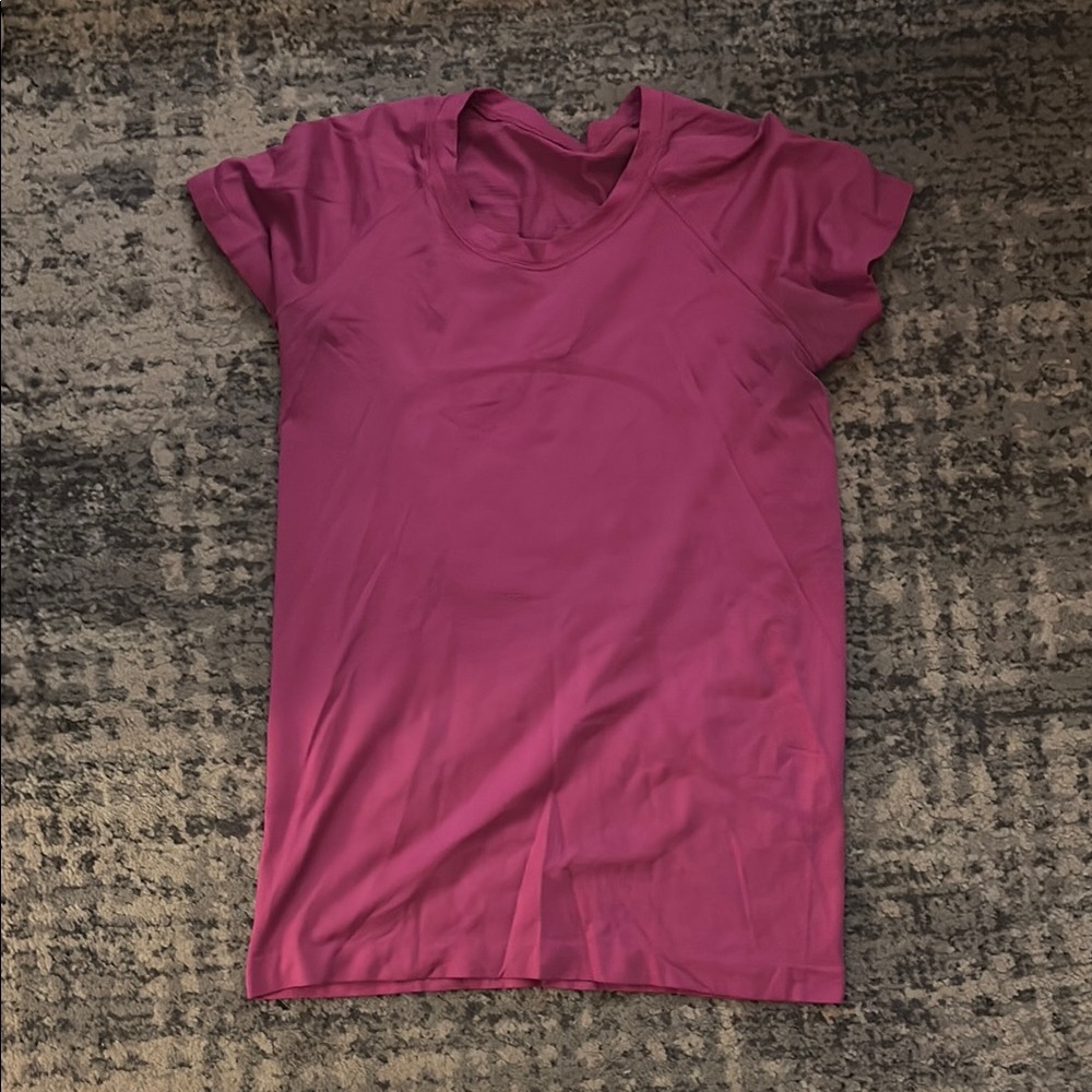 Women's Pink Short Sleeve Top